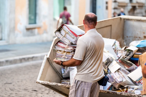 Professional junk hauling